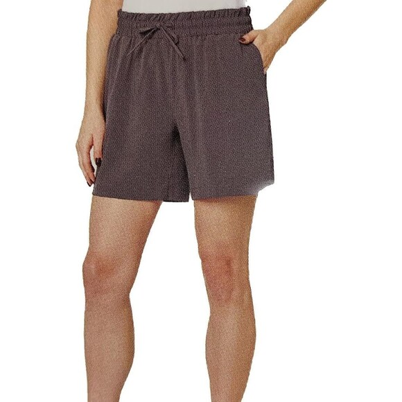Mondetta Women's Stretch Woven Utility Active Shorts Purple Charcoal - Picture 1 of 6